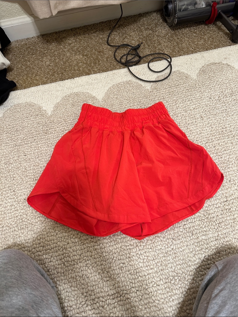 lululemon athletica Red Layered Athletic Skort Shorts
